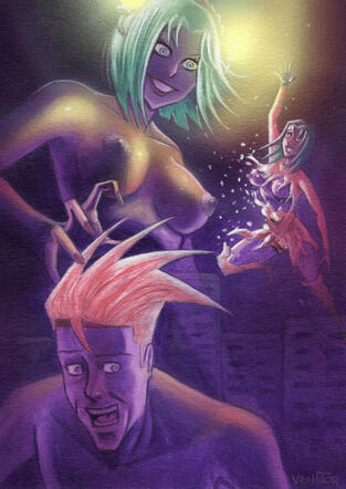 A collection of hand-crafted illustrations. Acrylic paint, airbrushing, and fine brushwork.